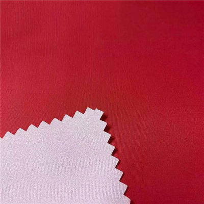 75DX320D Taslon Recycled Polyester Material 189T 144gsm 150cm Milky Coating